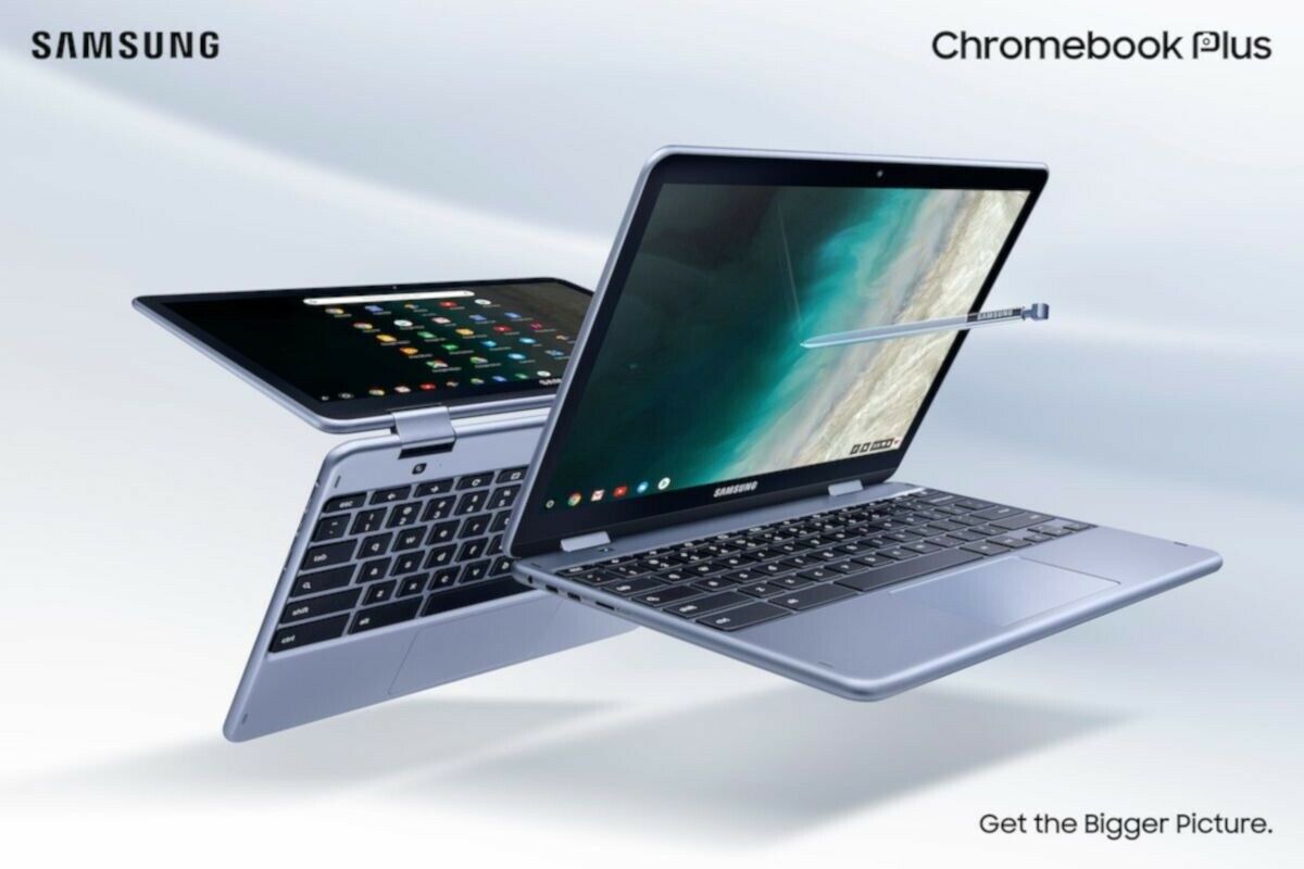 Samsung Chromebook Plus laptop for drawing