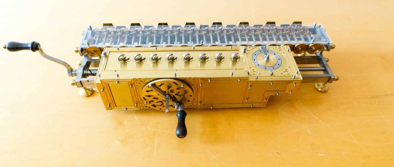 Gottfried Leibniz' calculating machine