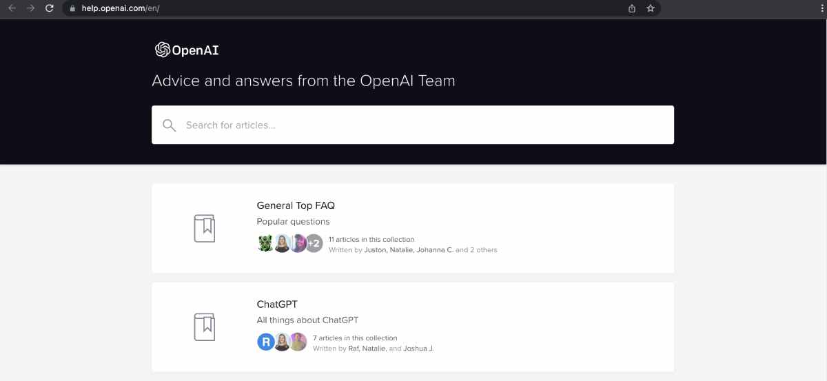 OpenAI network error on long responses: contact help center