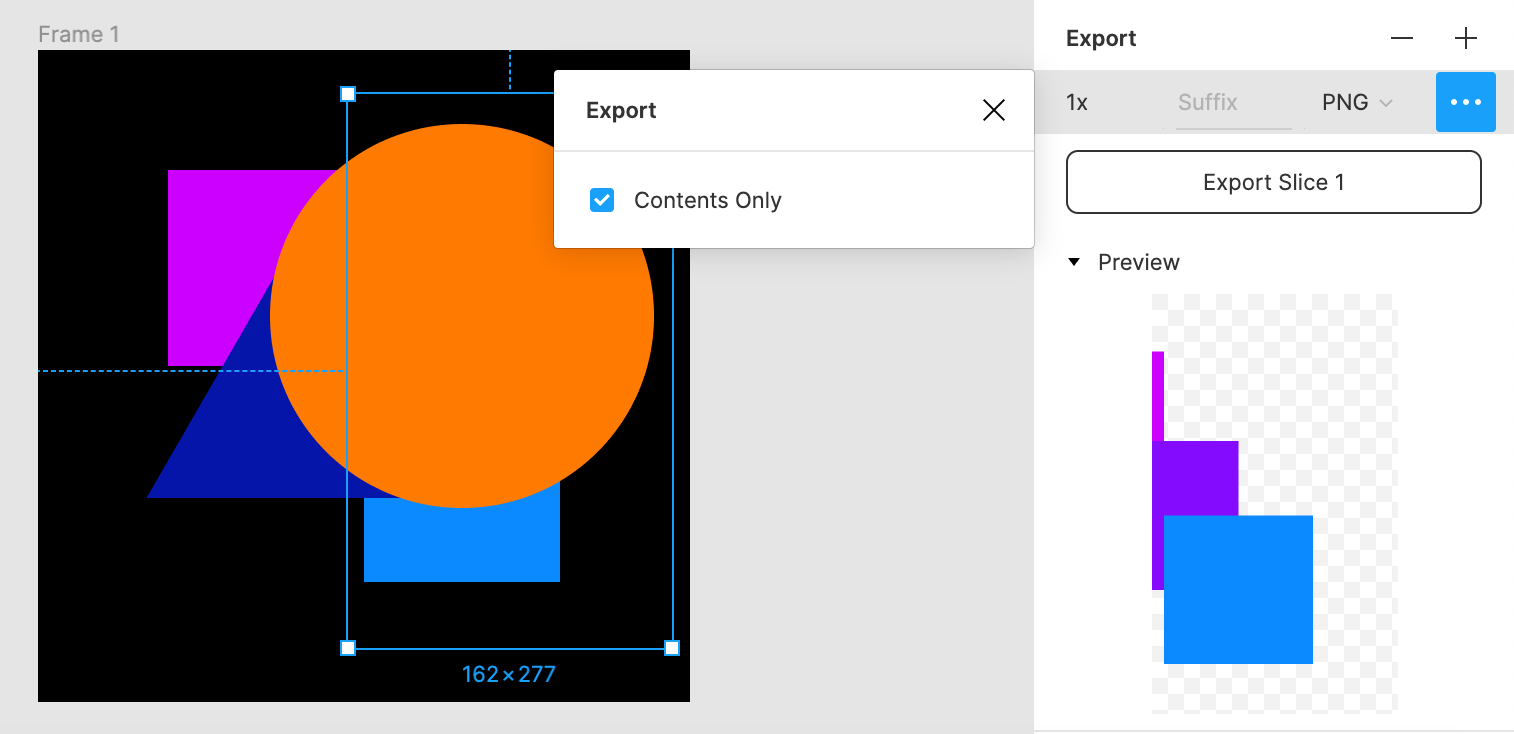 How to crop a shape in Figma: Setting Contents Only